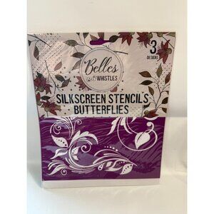 New Butterflies Silk Screen Stencil Set - Belles and Whistles by Dixie Belle